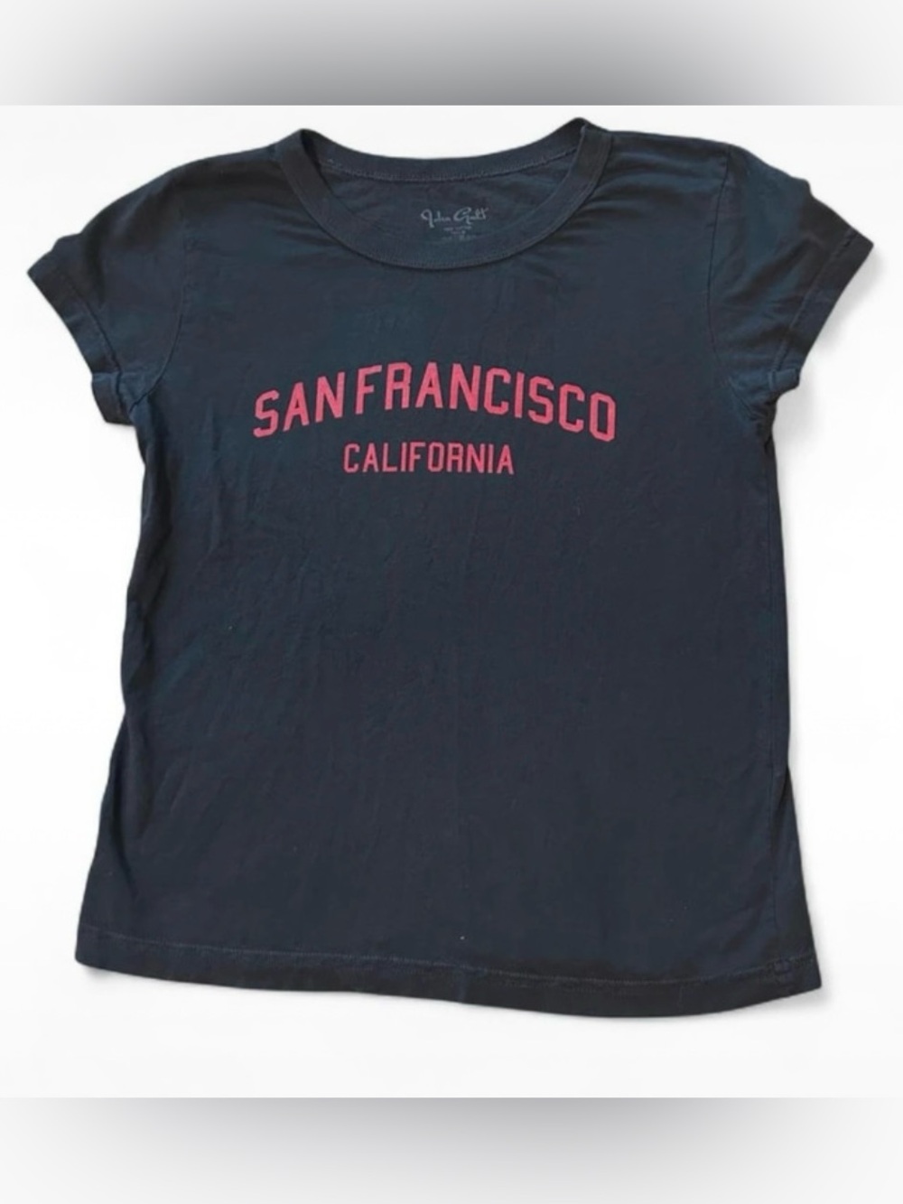 Brandy Melville John Galt Black San Francisco California T-Shirt
